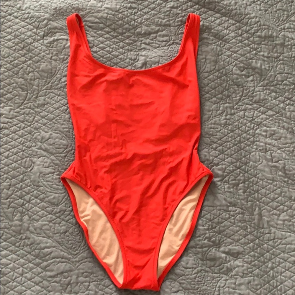 NWOT- JCrew Red One Piece Bathing Suit